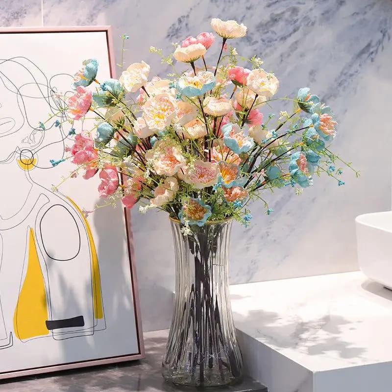 Fiori Artificiali Decorativi, Farfalle Finte, Piante Finte per Arredamento, Decorazioni Estetiche per Matrimoni e Feste, Regalo per la Casa, Design d'Interni