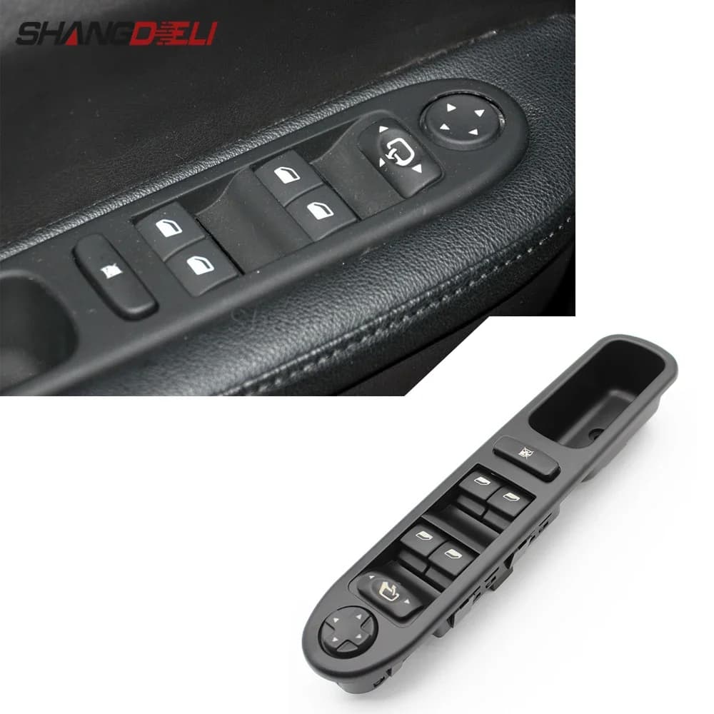 Finestra di Potere Interruttore di Controllo Finestra Sollevatore Interruttore Specchietto retrovisore Pulsante Per Peugeot 207 2006-2013 2014 2015 2016