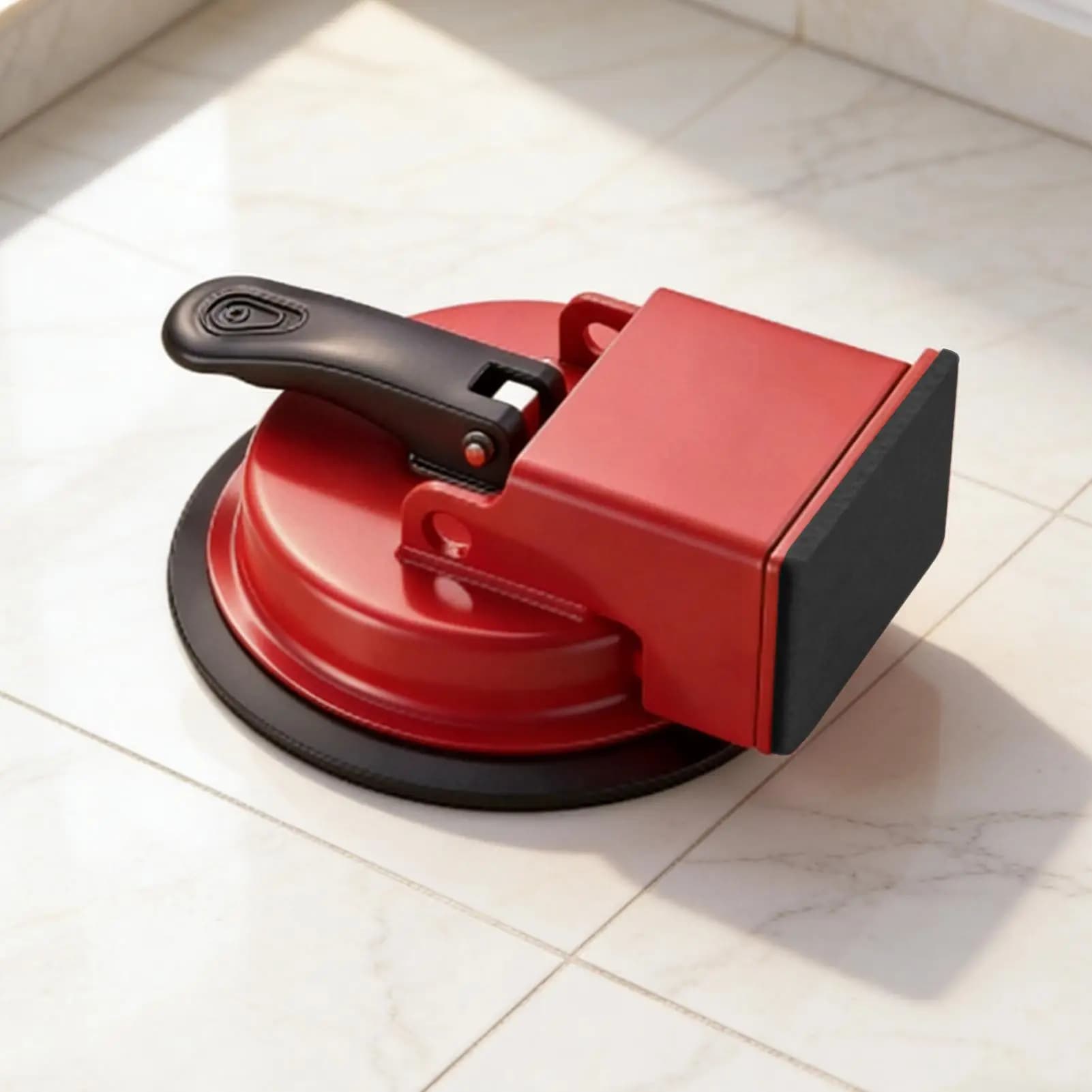 Attrezzo per il fissaggio di pavimenti: ventosa ammortizzante per assorbire gli urti, strumento per la movimentazione di pannelli in legno, per pavimenti in legno, ceramica, casa, bagno, cucina