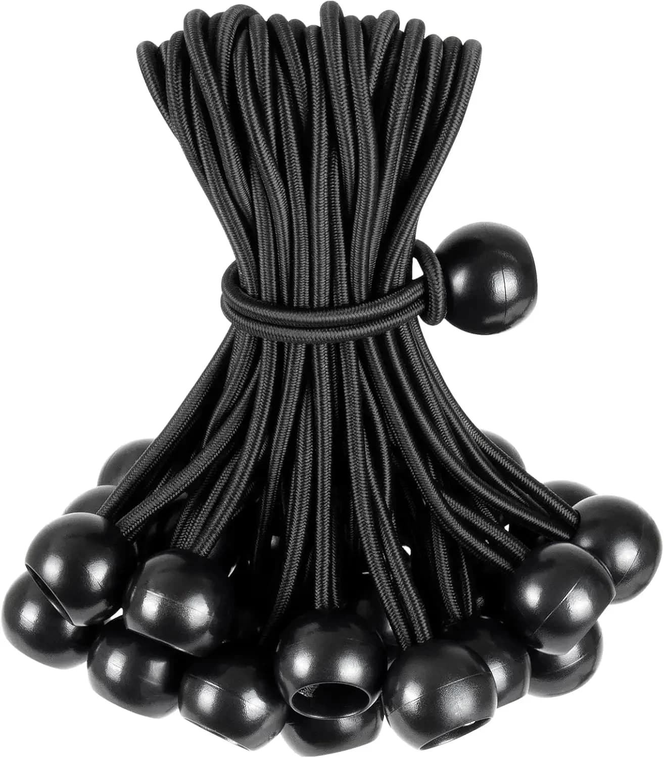 Black Elastic Corda High Strength for Ball Salt, for Sport and Entertainment