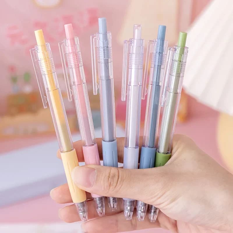 50 pezzi Morandi colore piccola penna neutra per ufficio stampa fresca nera 0,5 mm premio di cancelleria per studenti regali all'ingrosso personalizzati