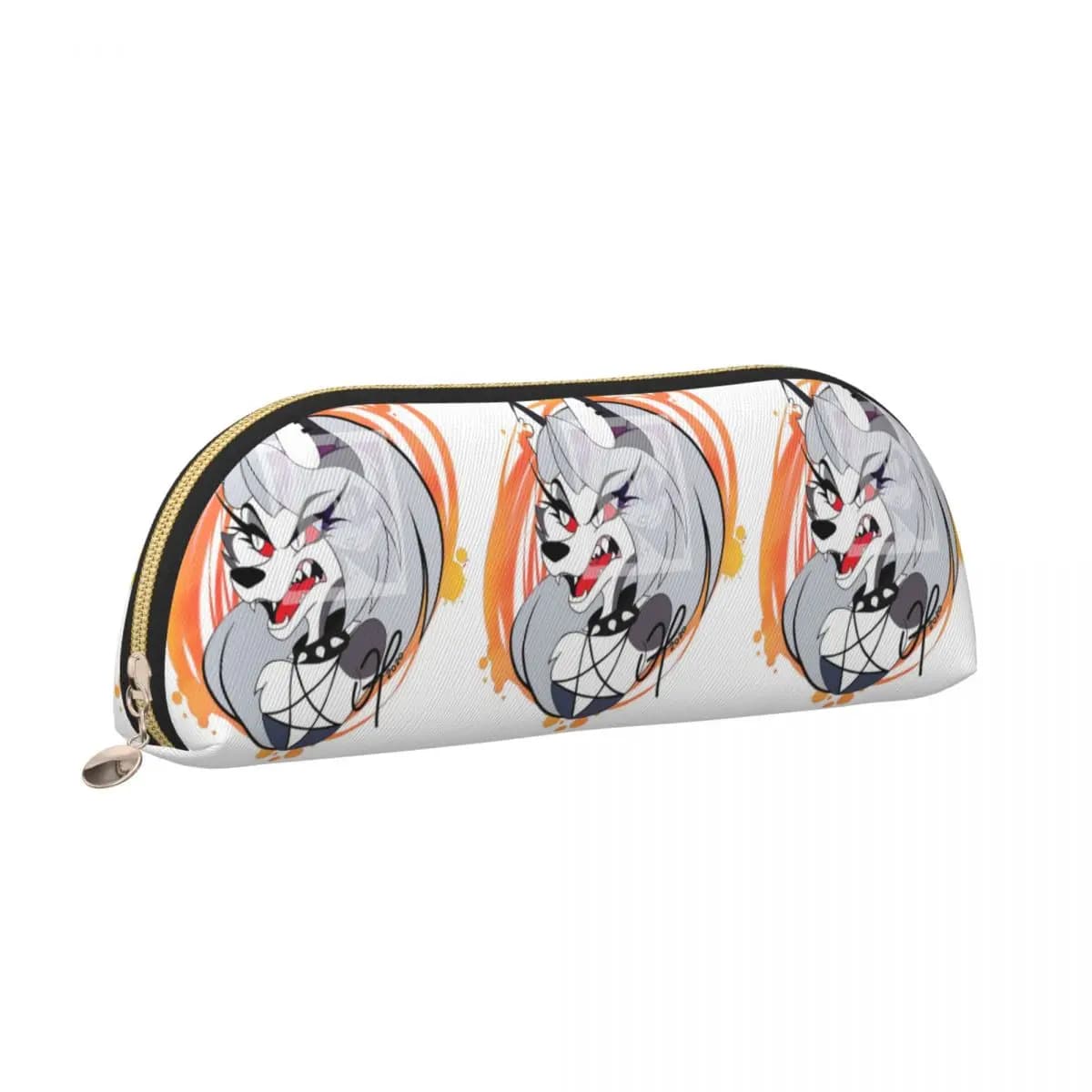 Loona Collage Helluva Boss Anime Astuccio per matite Astuccio per matite Forniture di cancelleria Astuccio per penne grande Astuccio per matite