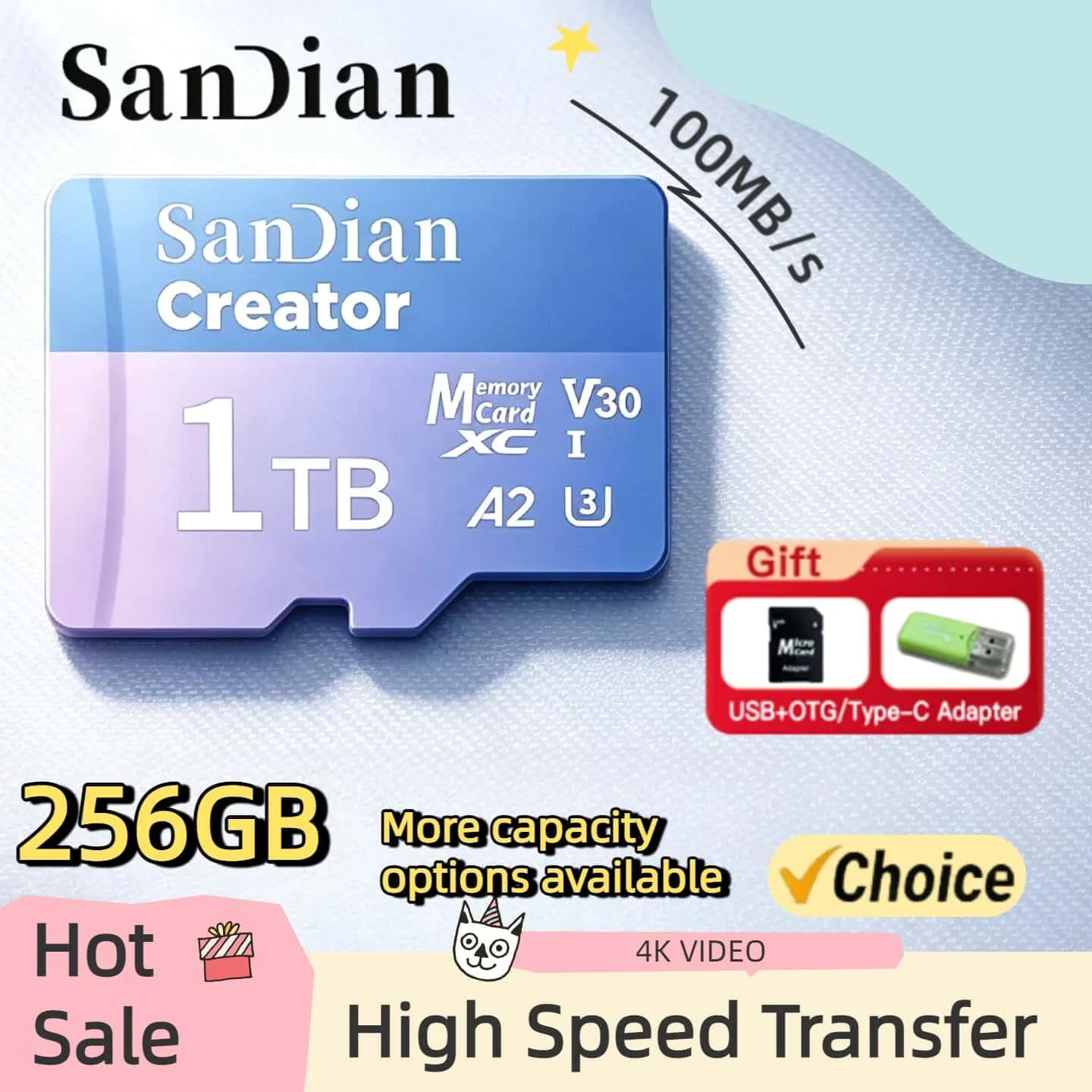 Micro TF SD Card V30 U3 Original 128GB 256GB High Endurance For Dash Cam Home Security Camera Full HD DVR