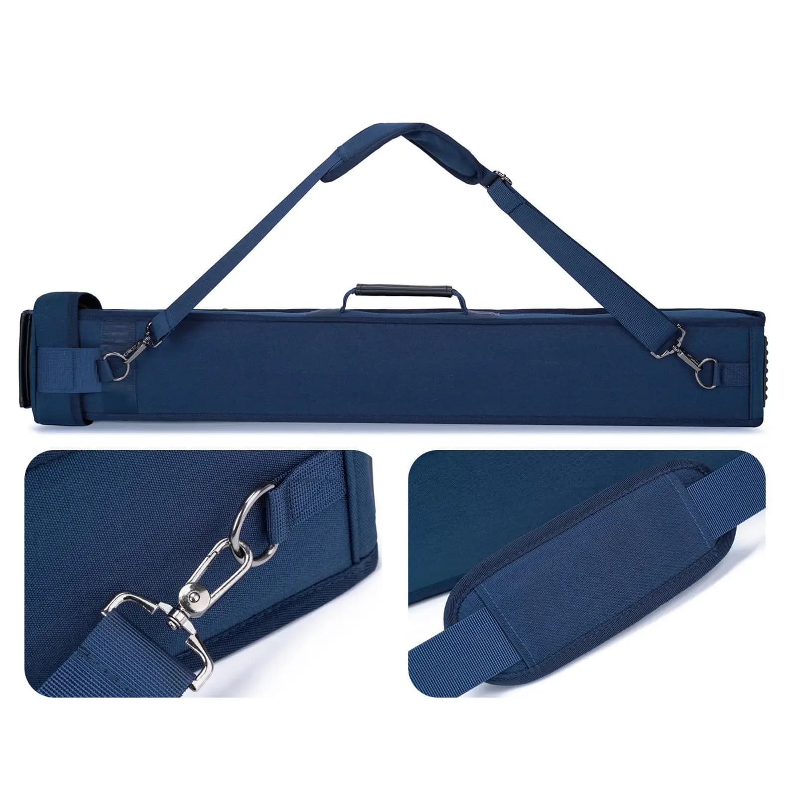Adjustable Pool Cue Case Wearproof Waterproof Carrying Bag Large Capacity Shoulder Bag for Billiard Stick Storage