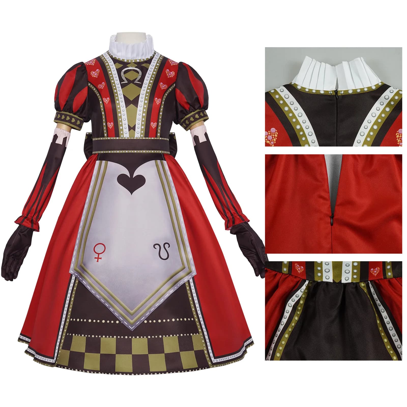 Game Madness Returns Alice Costume Cosplay Abiti da cameriera Abiti reali Donna Carnevale di Halloween Cosplay Abiti Alice Lolita