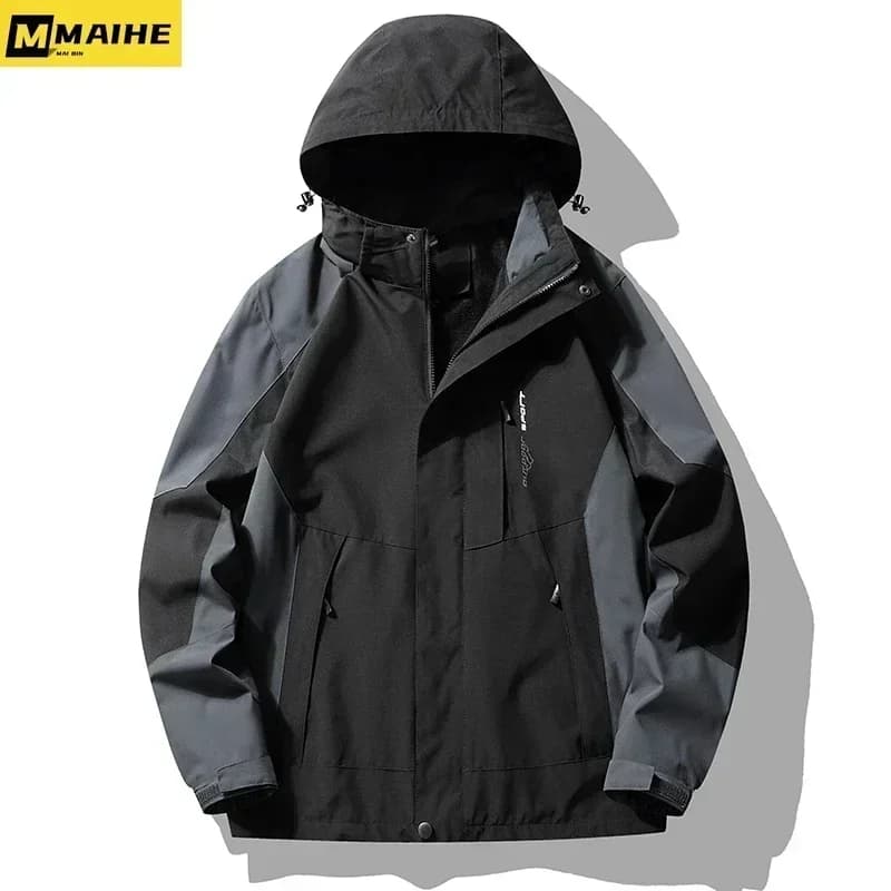 Gorpcore 2024 moda escursionismo antivento impermeabile campeggio pesca uomo giacche corsa sottile vita all'aria aperta unisex giacca a vento cappotti