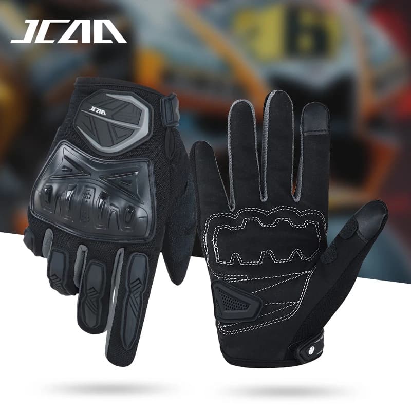 Summer Mesh Motorcycle Gloves Anti-Fall Men Women Breathable Full Finger Motorbike Riding Gloves