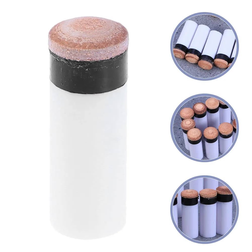 Set di 12 Punte per Stecca da Biliardo da 12mm, Kit di Riparazione di Precisione per Stecche da Biliardo per Adulti