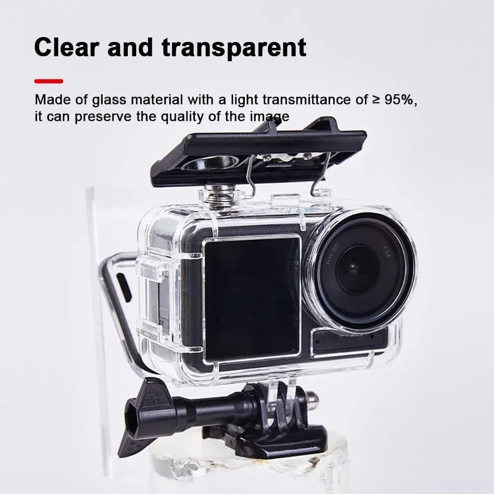 Custodia impermeabile da 60M per DJI Osmo Action 3/4/5PRO, custodia protettiva per immersioni subacquee, accessori fotografici per fotocamera U8S7