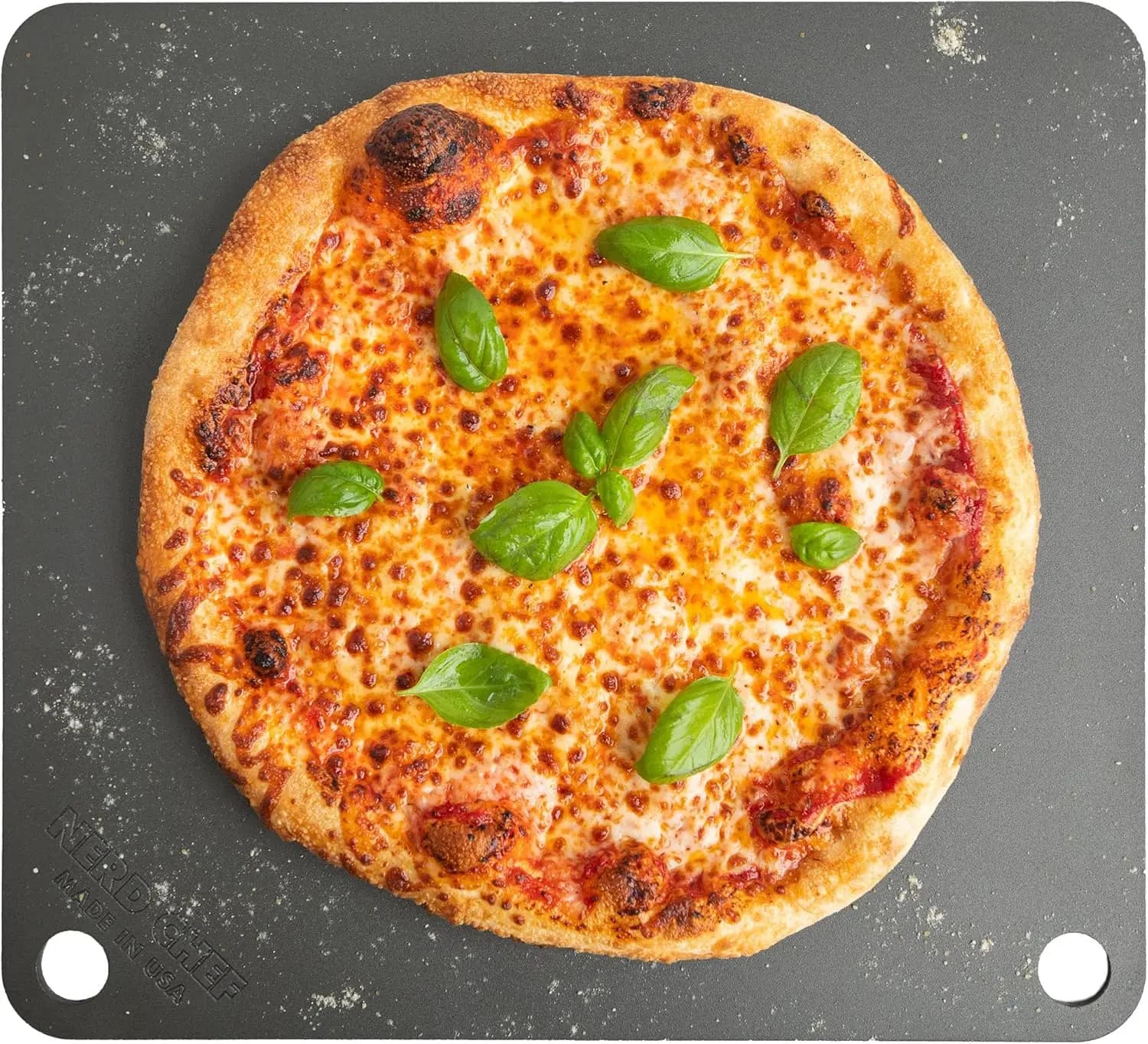 NerdChef Steel Stone - High-Performance Baking Surface for Pizza.50" Thick - Ultimate