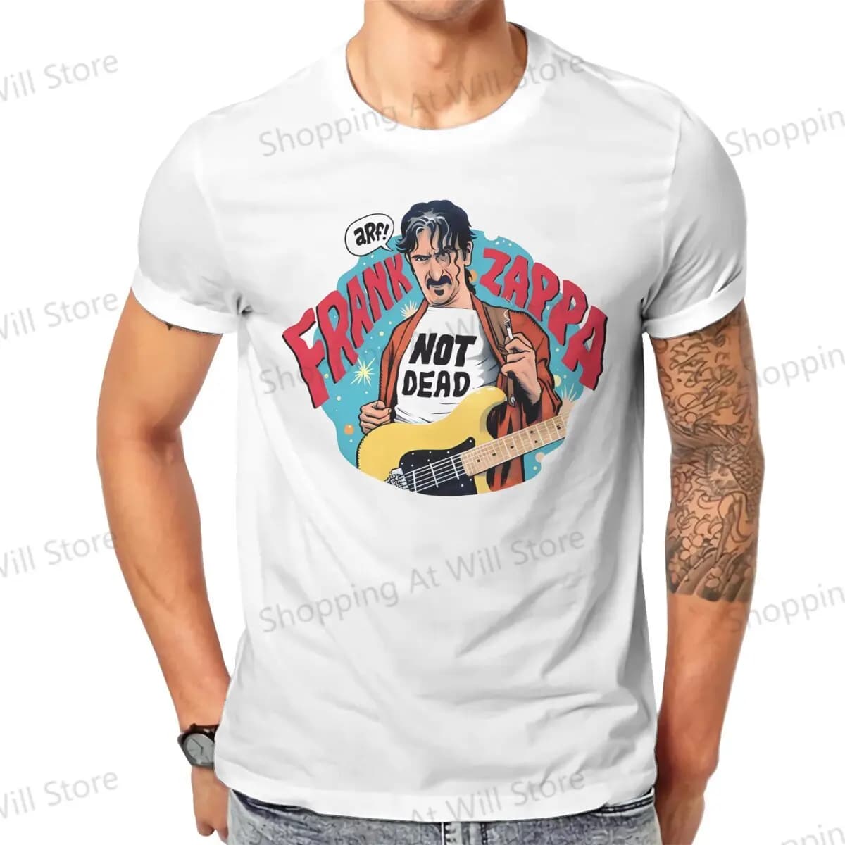 Summer Unisex T-shirts Frank Zappa Summer top Street Clothing S-6XL