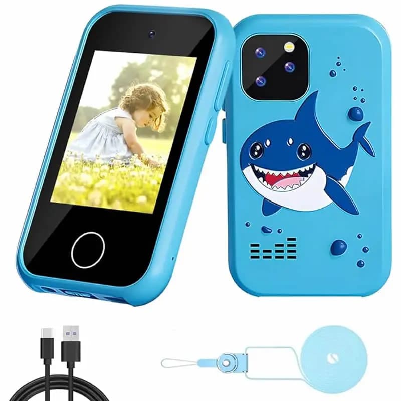 Kids Smart Phone MP3 Player Digital Camera Camera Toys Touchscreen Unicorn Baby Mobile Educational Toys for Girls Boys Age 3-8