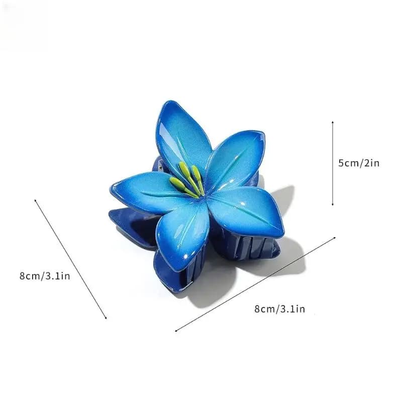 Hawaiian Flower Hair Claws Clips For Women Summer Vacation Beach Style Shark Hairpins Hair Accessories