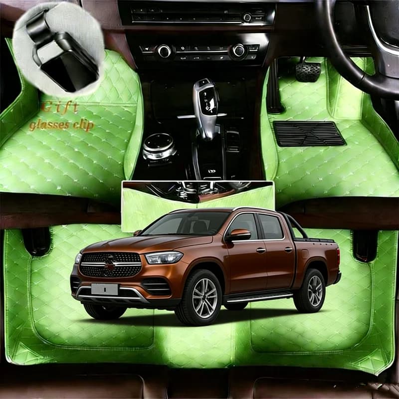 Personalized Luxury Carpets for Mercedes-Benz X-Class W470 Double Cab Pickup 2017-2024, Car Cap Covers, Left/ Right Guide