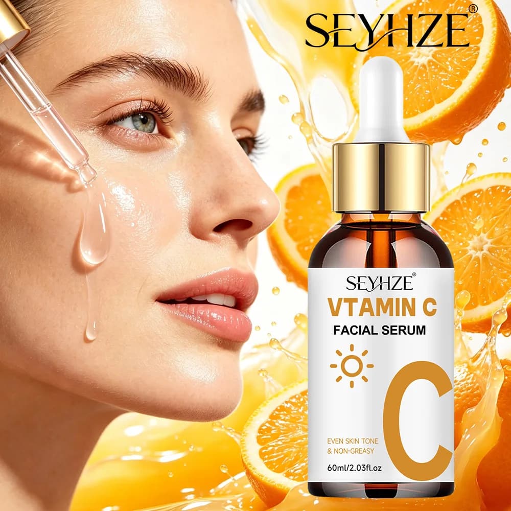 SEYHZE Vitamin C Collagen Serum – With Ceramides, Aloe & Centella Asiatica, Tightens Skin, Controls Oil, Boosts Hydration, Shrin