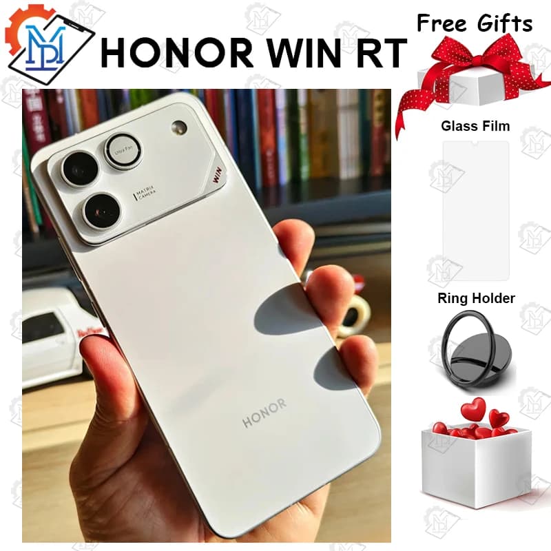 Nuovo Smartphone Originale HONOR WIN RT 5G con Display AMOLED da 6,83" a 185Hz, Processore Snapdragon 8 Elite, Batteria da 10000mAh e Ricarica Rapida 100W