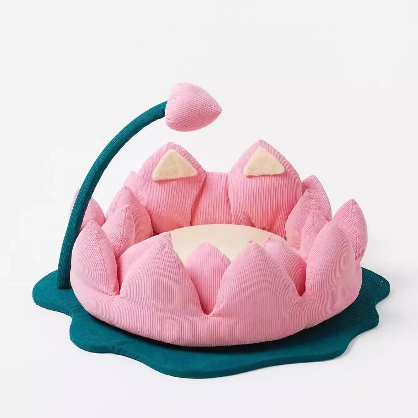 Creative lotus throne cat litter, cat sleeping cushion throw pillow gift