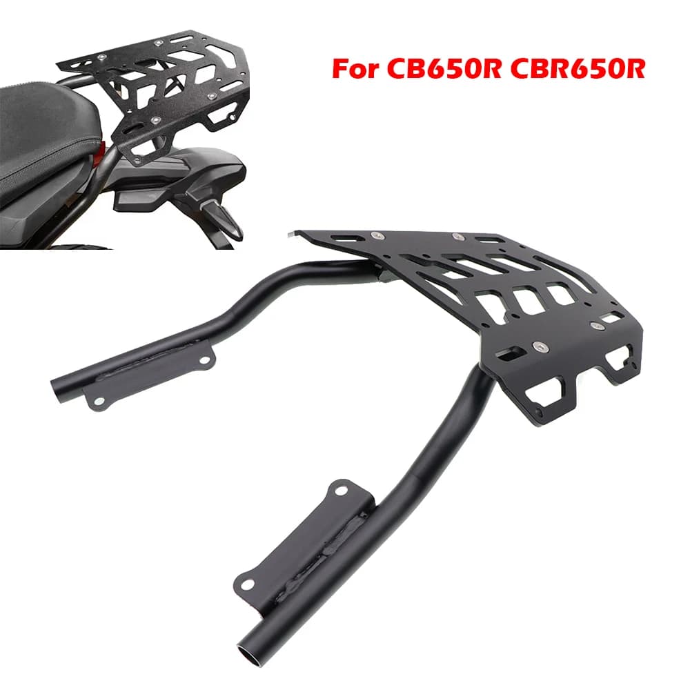 CB650R CBR650R Portapacchi posteriore per moto Staffa per bagagli Scaffale Accessori di supporto per scatola posteriore per Honda CB 650 R CBR 650R 2019-2020