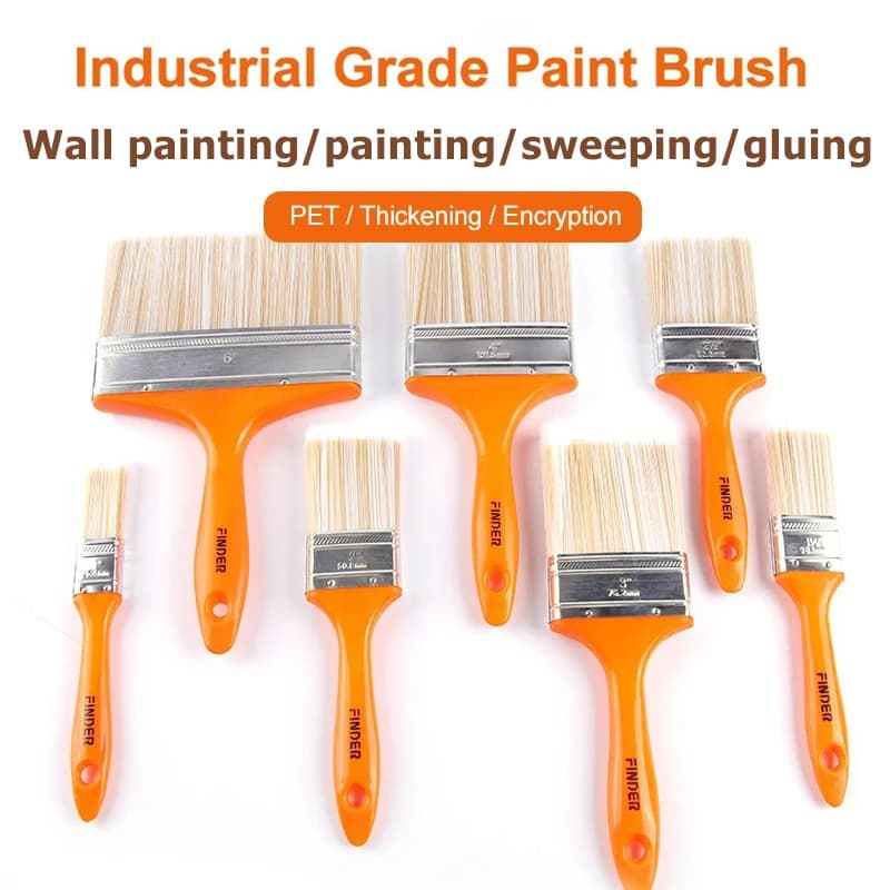Home Wall Painting Brush Durable Cleaning Brush with Soft PET bristles ABS Handle Home Decoration Oil Painting Brush Tools