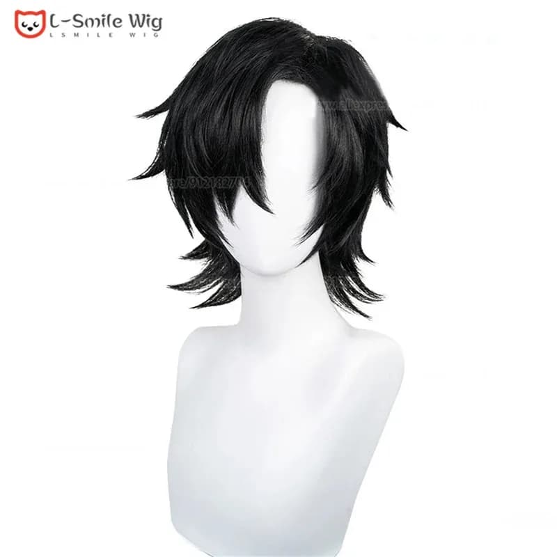 Game Undertale Cosplay Mettaton Women's Role Game Synthetic Black Heat Resistant Synthetic Hair + Free Wig Cap