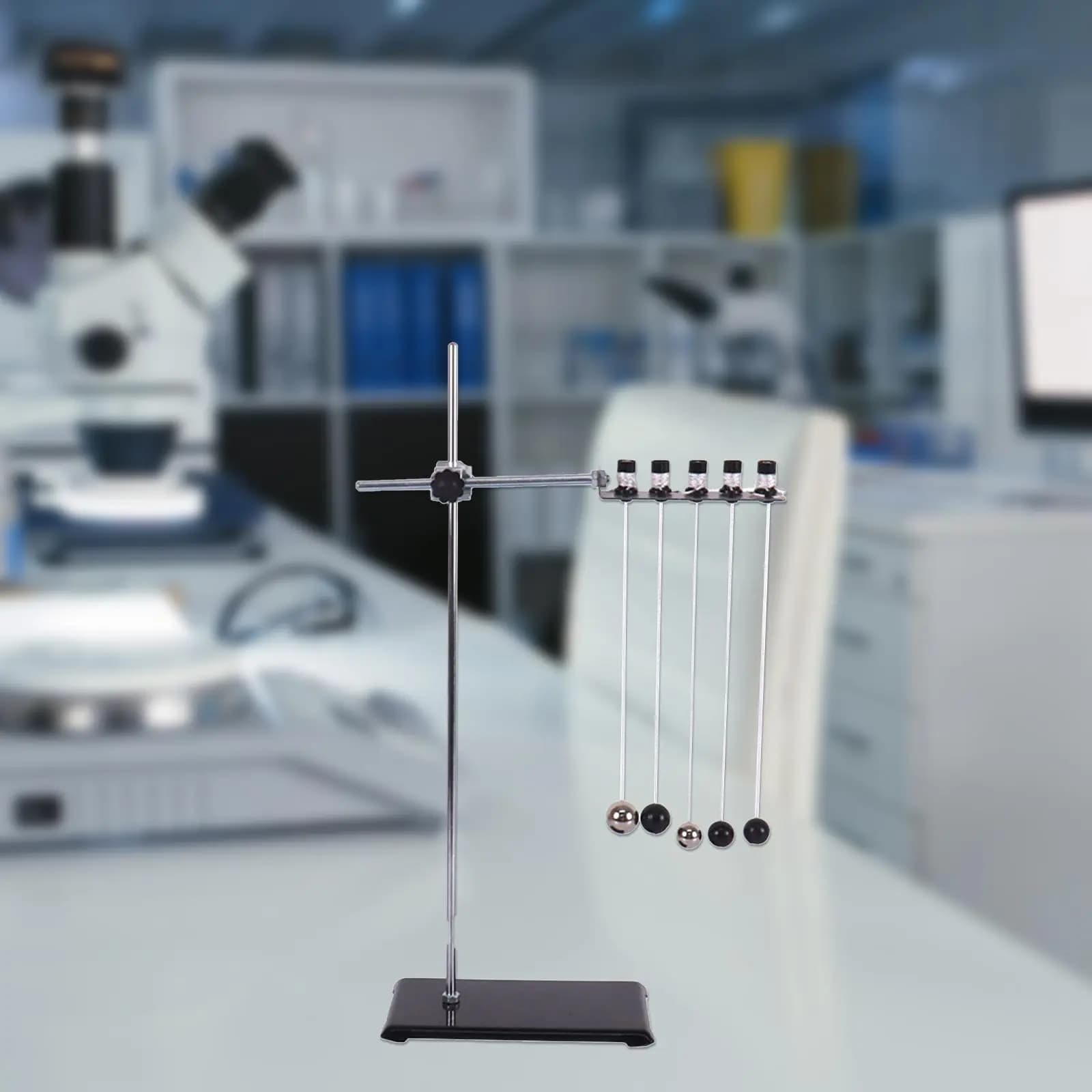 Set di Sfere a Pendolo per Esperimenti di Fisica, Attrezzatura Sperimentale per il Movimento del Pendolo, Strumento Educativo Scientifico per Bambini delle Scuole Elementari