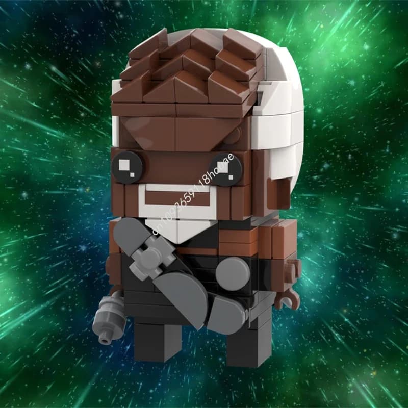 191pcs MOC Captain Worf Brickheadz Building Blocks Christmas Gift Scientific thinking projects Dress-up toys Creative Indoor