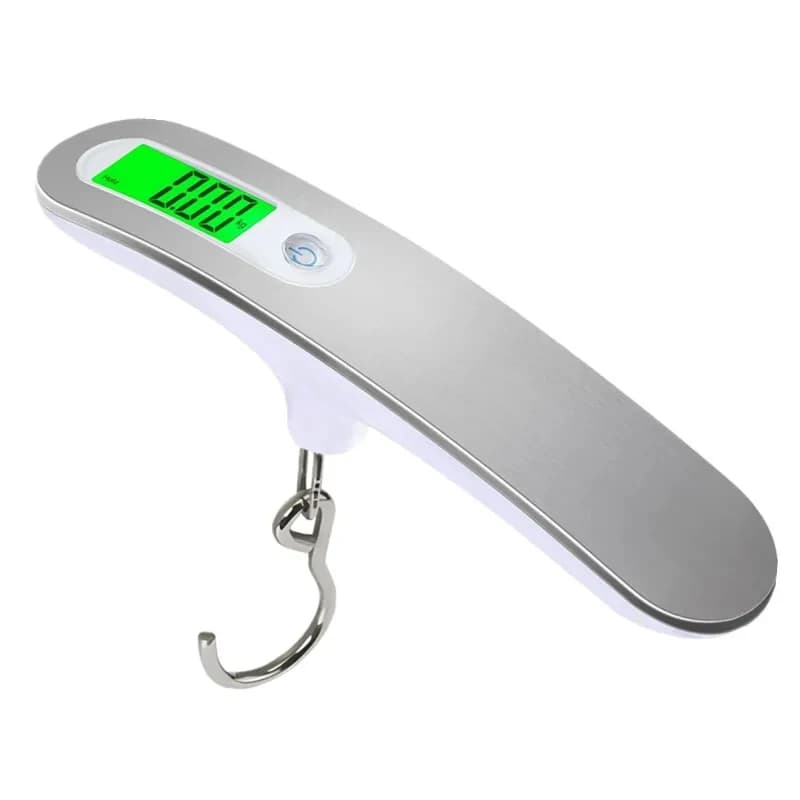 Bilancia Digitale Portatile per Bagagli 50kg/110lb con Display LCD, Bilancia Elettronica per Peso, Bilancia per Borse, Strumenti di Misurazione per Cucina