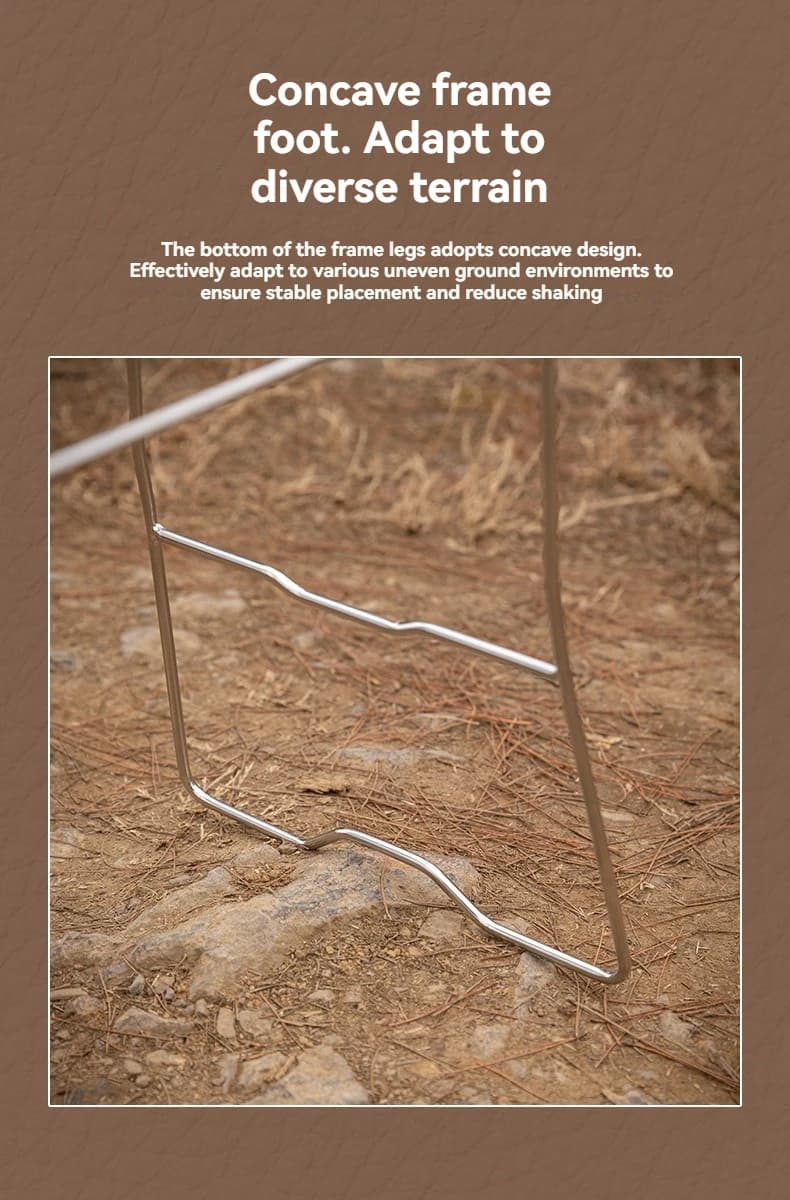 CAMPINGMOON G-38 Multifunctional Table of Camping and Barbecue in Stainless Steel, Expandable Folding Support
