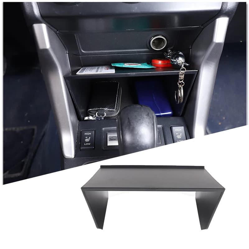 Vassoio portaoggetti per Console centrale per auto vassoio portaoggetti per Subaru Forester 2013-2018 accessori per riordinare lo stivaggio