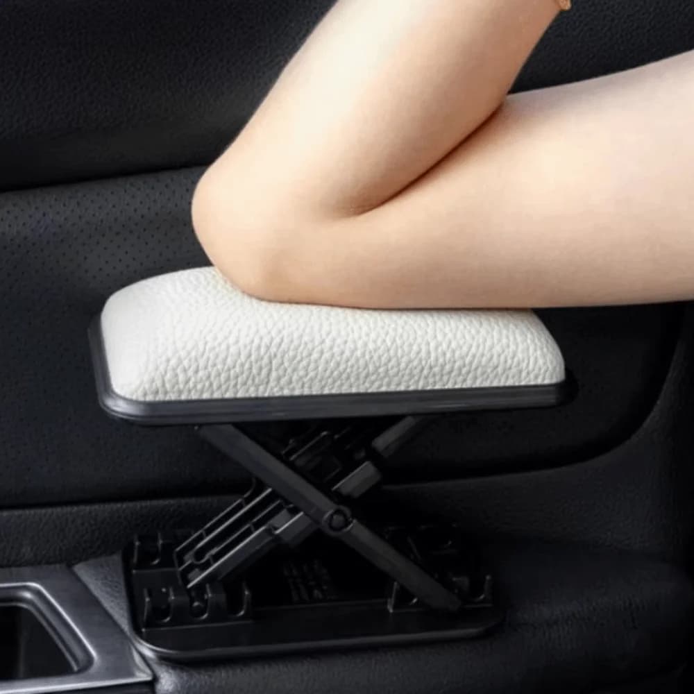 Cuscino Poggiabraccio Auto Regolabile in Altezza, Design Ergonomico Universale, Anti-Fatica, per Posizione Guida Principale