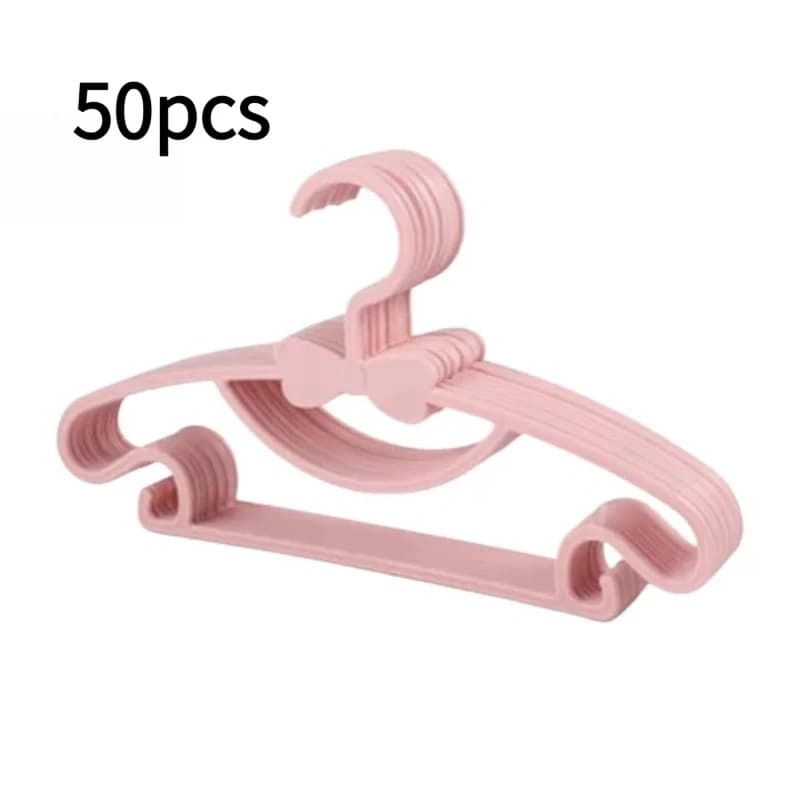 50 Pieces Baby Clothes Hanger with Clip, Carrying Display for Clothes, Kids Clothing Organizer, Wholesale