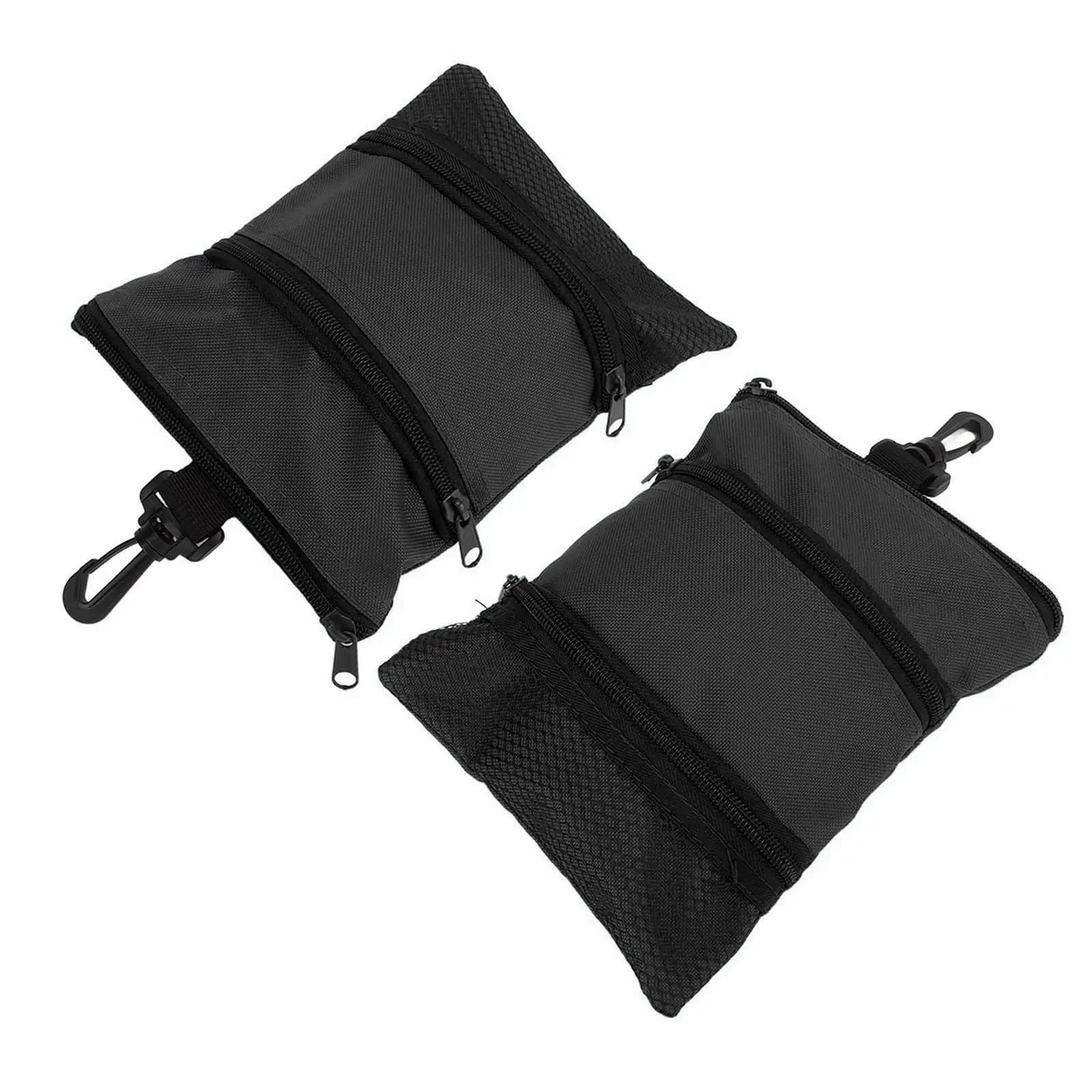 Borsa Leggera con Cerniera per Tee da Golf, Porta Palline e Accessori per Mazze da Golf