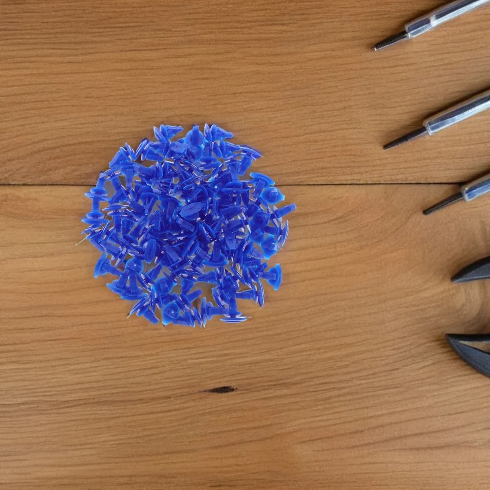 200 Pezzi Clip Universali in Plastica per Guarnizioni Auto, Fermagli di Fissaggio per Auto, Protezione da Detriti, Facile Sostituzione per Veicoli