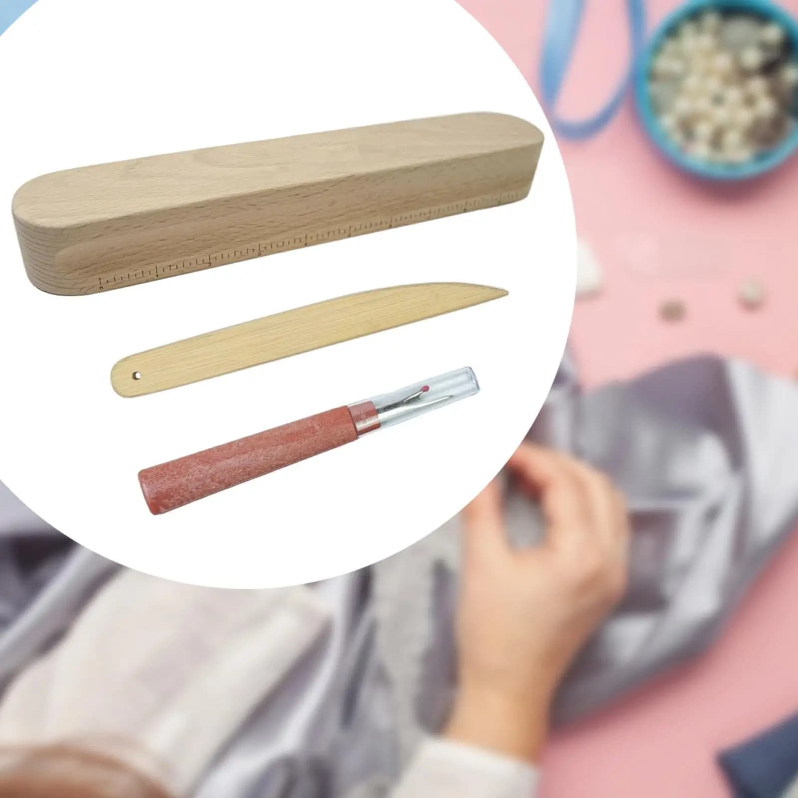 Pinza da sarto portatile multiuso per ricamo, creazione di capi d'abbigliamento, quilting e maniche