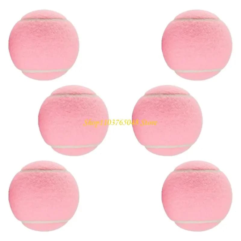 R53E High Bounce Pink Tennis Balls Indoor Outdoor Tennis Balls Creative Tennis Balls