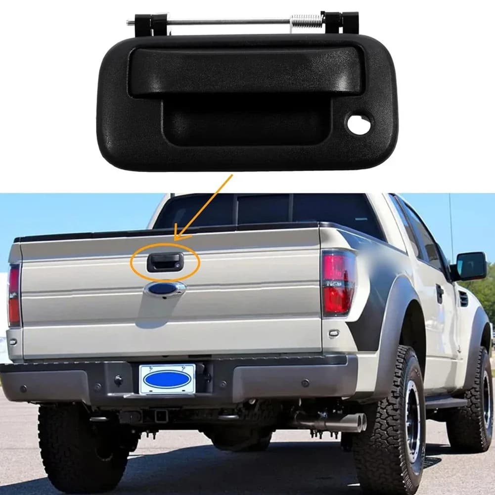 Maniglia per porta portellone posteriore per auto senza foro per fotocamera 8L3Z9943400AA per Ford F150 2004-2016 Maniglia per pannello porta