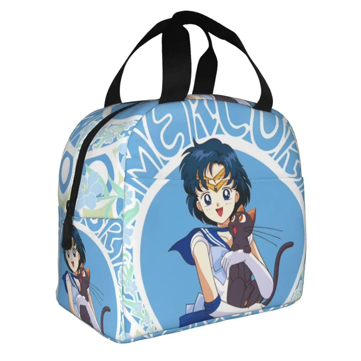 Sailors Moons Anime Borse per il pranzo isolate Borsa termica Contenitore per pasti Scatola per il pranzo portatile Tote Borsa per alimenti Viaggio scolastico