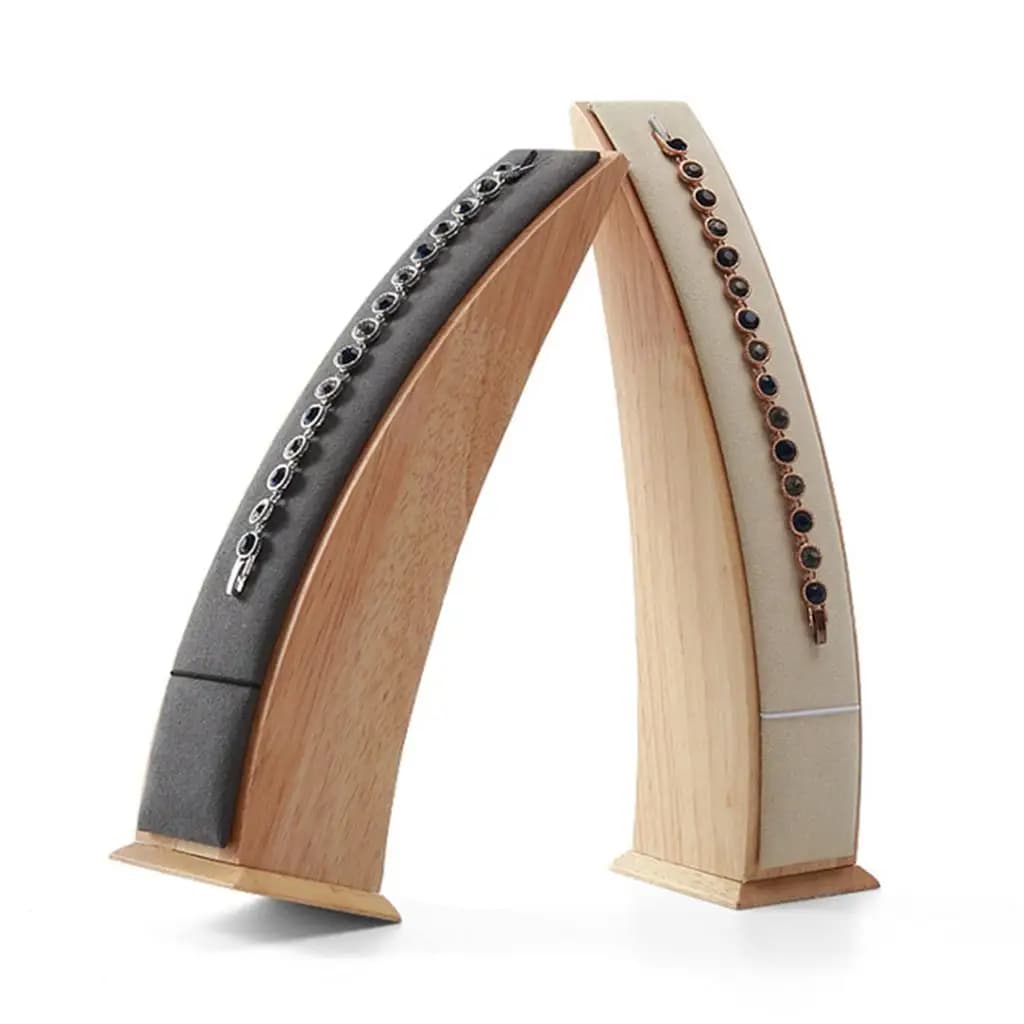 Espositore per gioielli in legno, organizer per collane con rack per appendere la catena