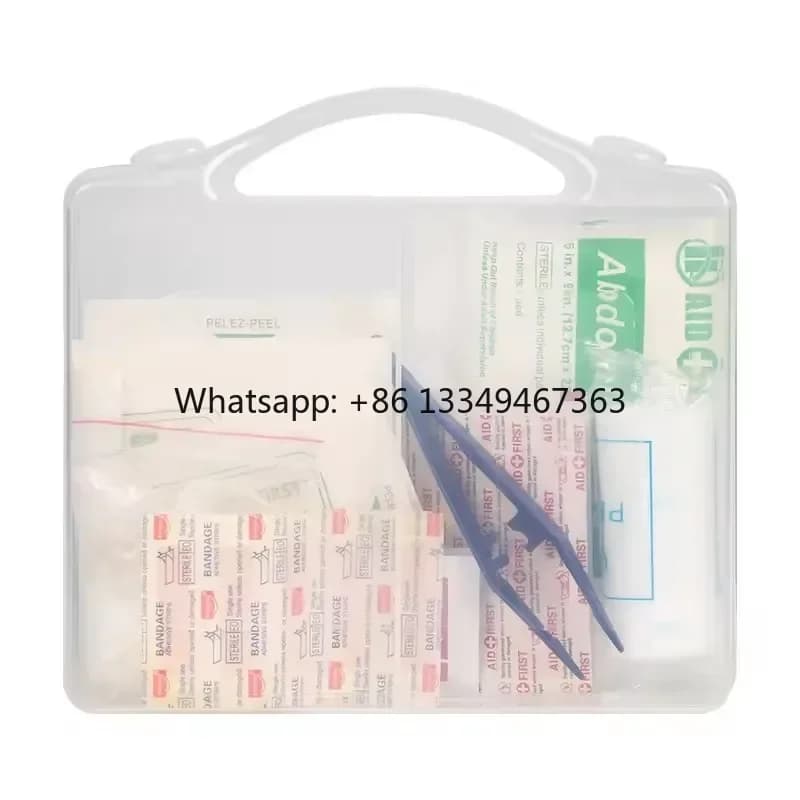 Miglior prezzo Forniture di pronto soccorso complete all'ingrosso Scatola di kit di pronto soccorso familiare Kit di pronto soccorso conveniente e portatile Impermeabile