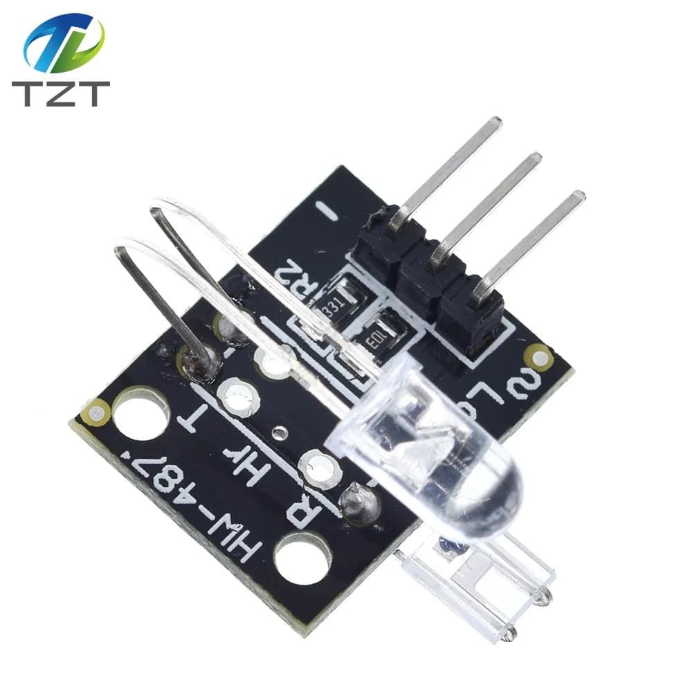 TZT 1/3 Pezzi KY-039 5V Sensore di Battito Cardiaco Modulo Rilevatore a Dito per Arduino
