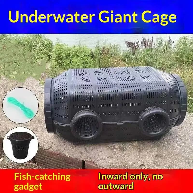 Portable Fishing Bait Trap Wear Resistant Foldable Fish Net Cage Catch Loach Eel Shrimp for Outdoor Angling Trips