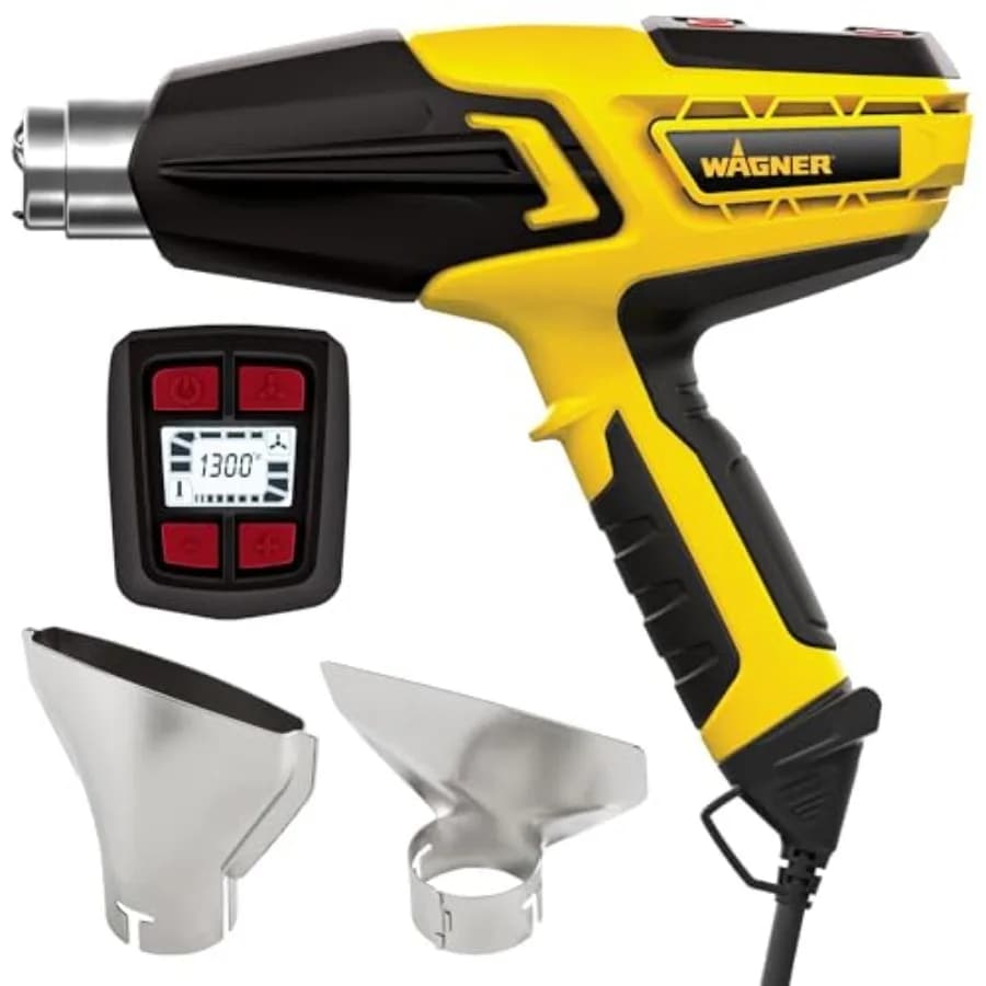 Spraytech 0503070 FURNO 700 Pistola Termica Digitale con 2 Ugelli e Impostazione della Temperatura da 125°F a 1300°F, Riscaldamento Elettrico