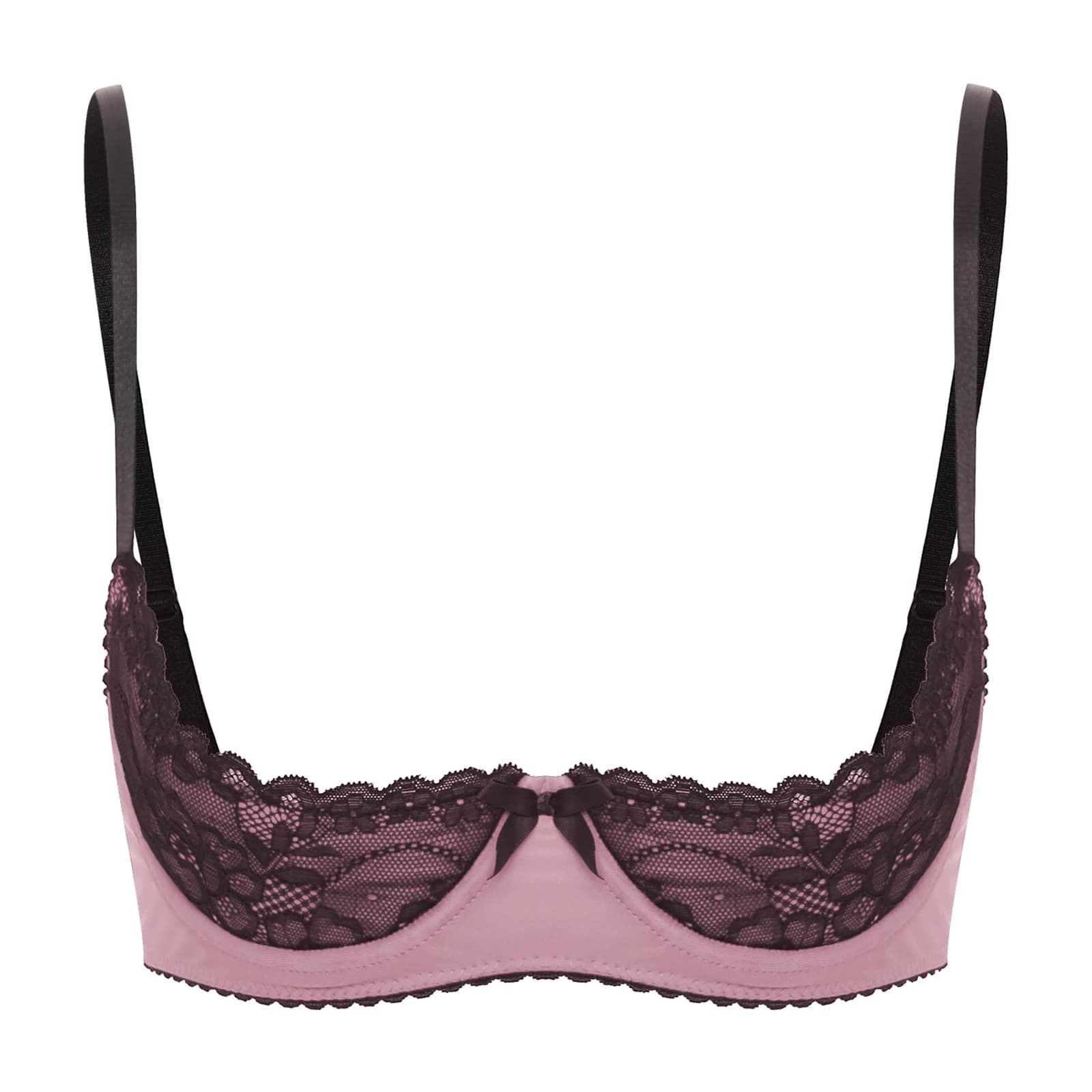 Lingerie da donna Costumi da bagno Con ferretto Mezza coppa Reggiseno Top Bikini Push Up Balconette Coppa Reggiseno Petto aperto Reggiseno per il seno Intimo