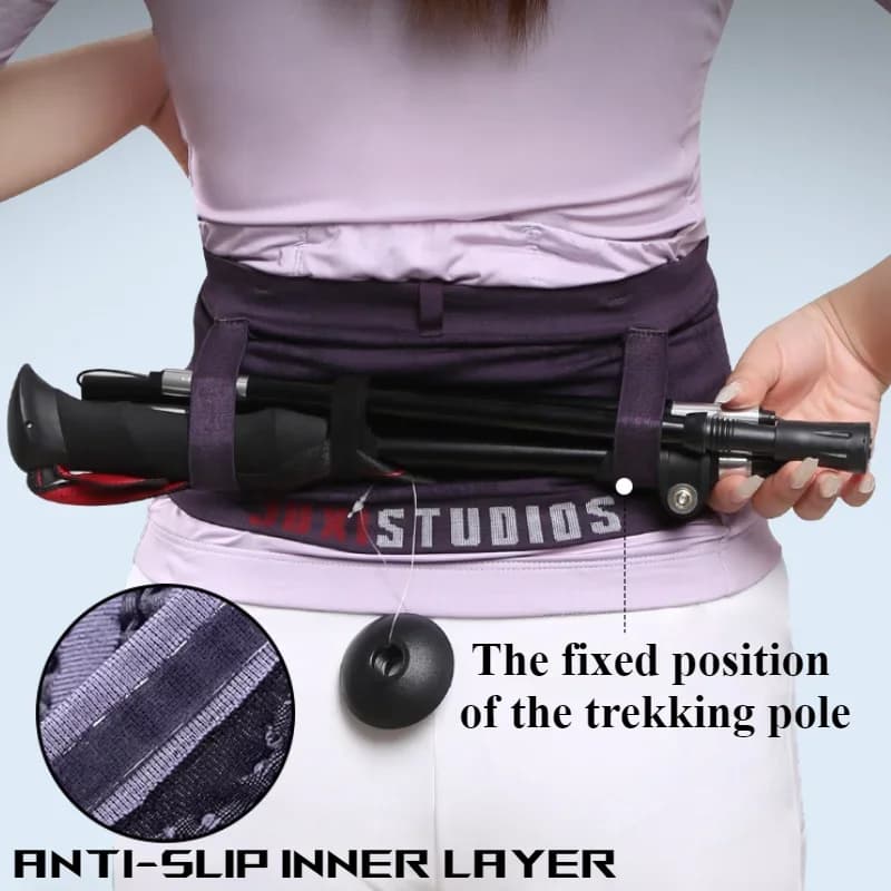 Outdoor Yoga Waist Trail Running Jogging Invisible Elastic Waist