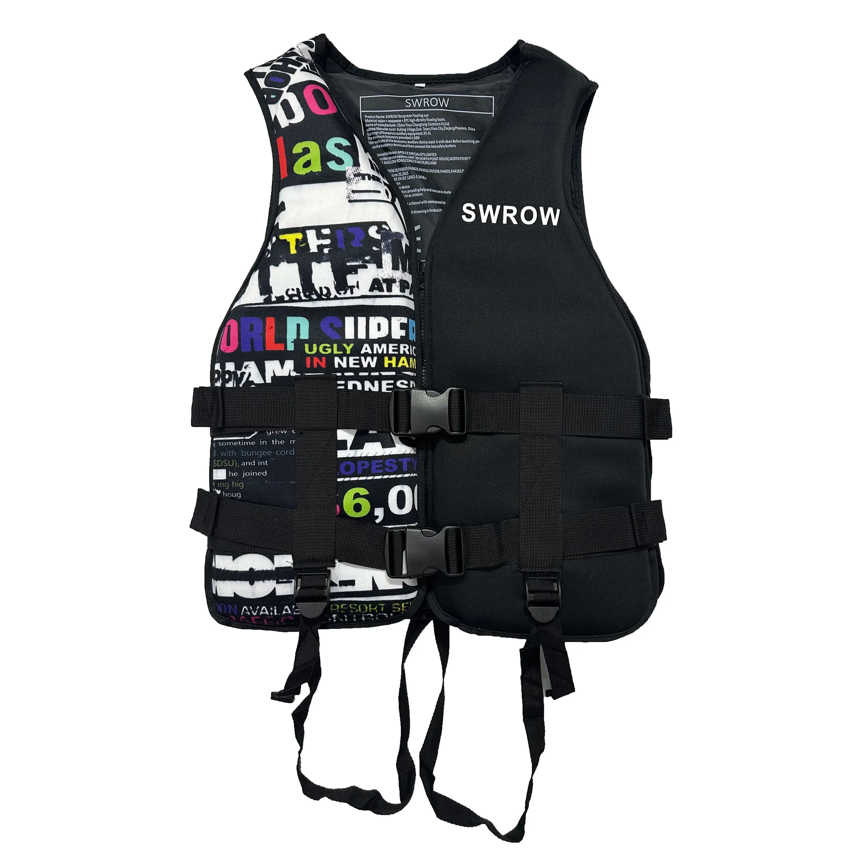 Universal Life Jacket for Children Adult Water Sports Safely Survival Life Vest For Outdoor Swimming Boating Surfing Diving.