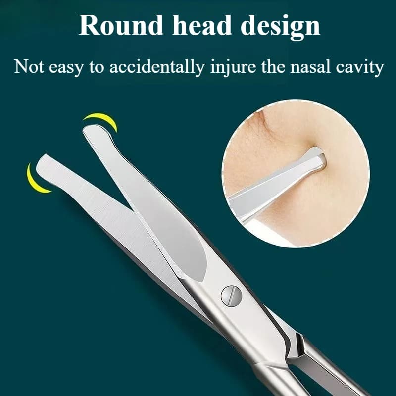 Curved Blade Eyebrow Scissors Professional Stainless Steel Precision Trimmer Manicure Tool Nose Hair Scissor Nail Art Tool