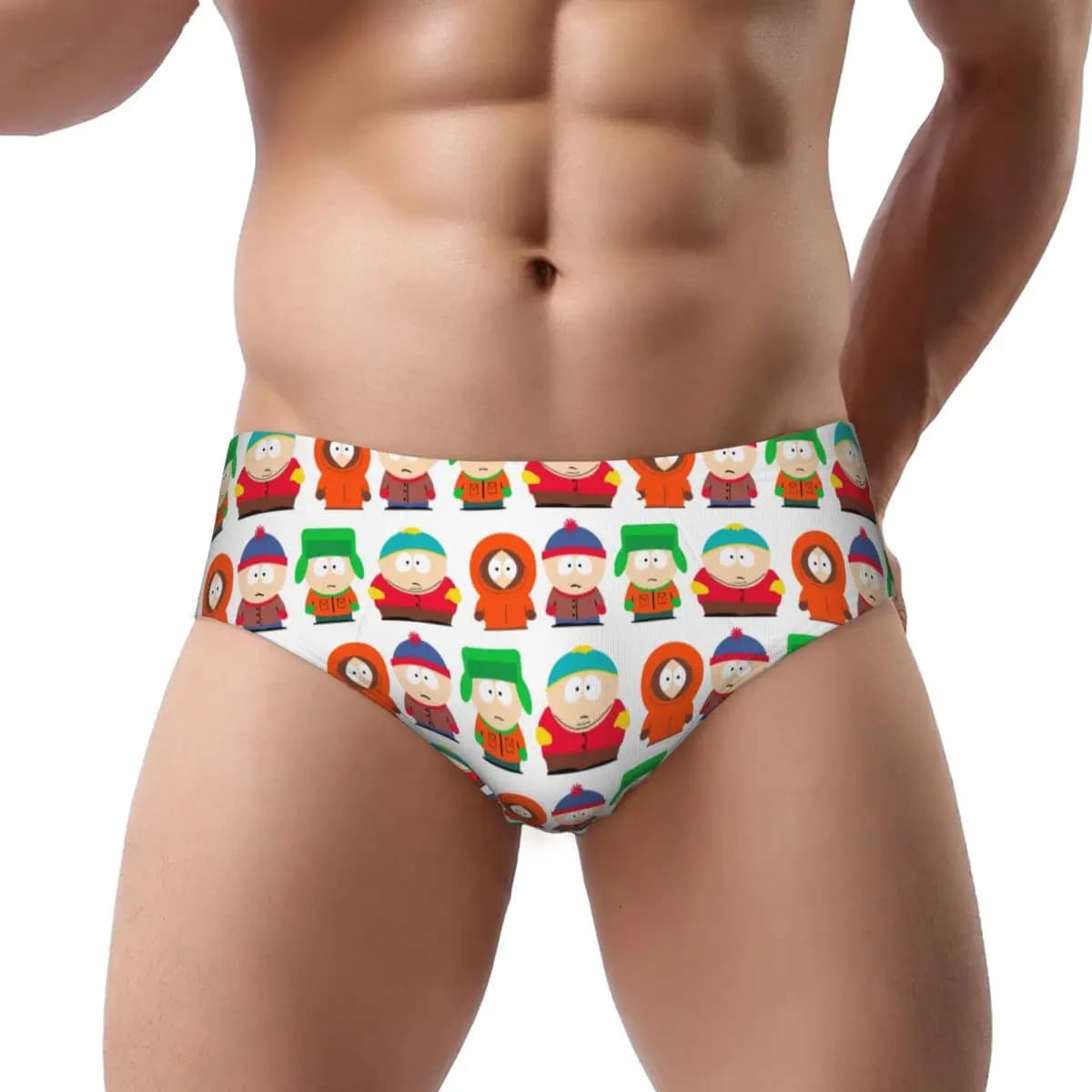 Custom Cartoon Anime Movie SouthPark Men's Briefs Panties Men's Comfort Underwear Underpants