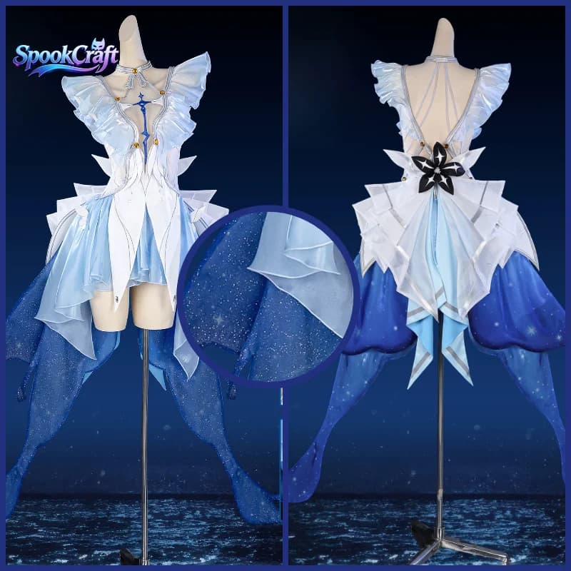 Wuthering Waves The Shorekeeper Full Set Cosplay Costume Women Anime Role Play Outfit For Comic Con