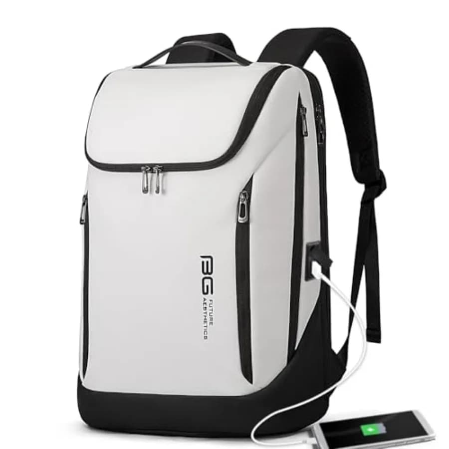 Business Smart Backpack Waterproof fit 15.6 Inch Laptop Backpack with USB Charging Port, Travel Durable Backpack