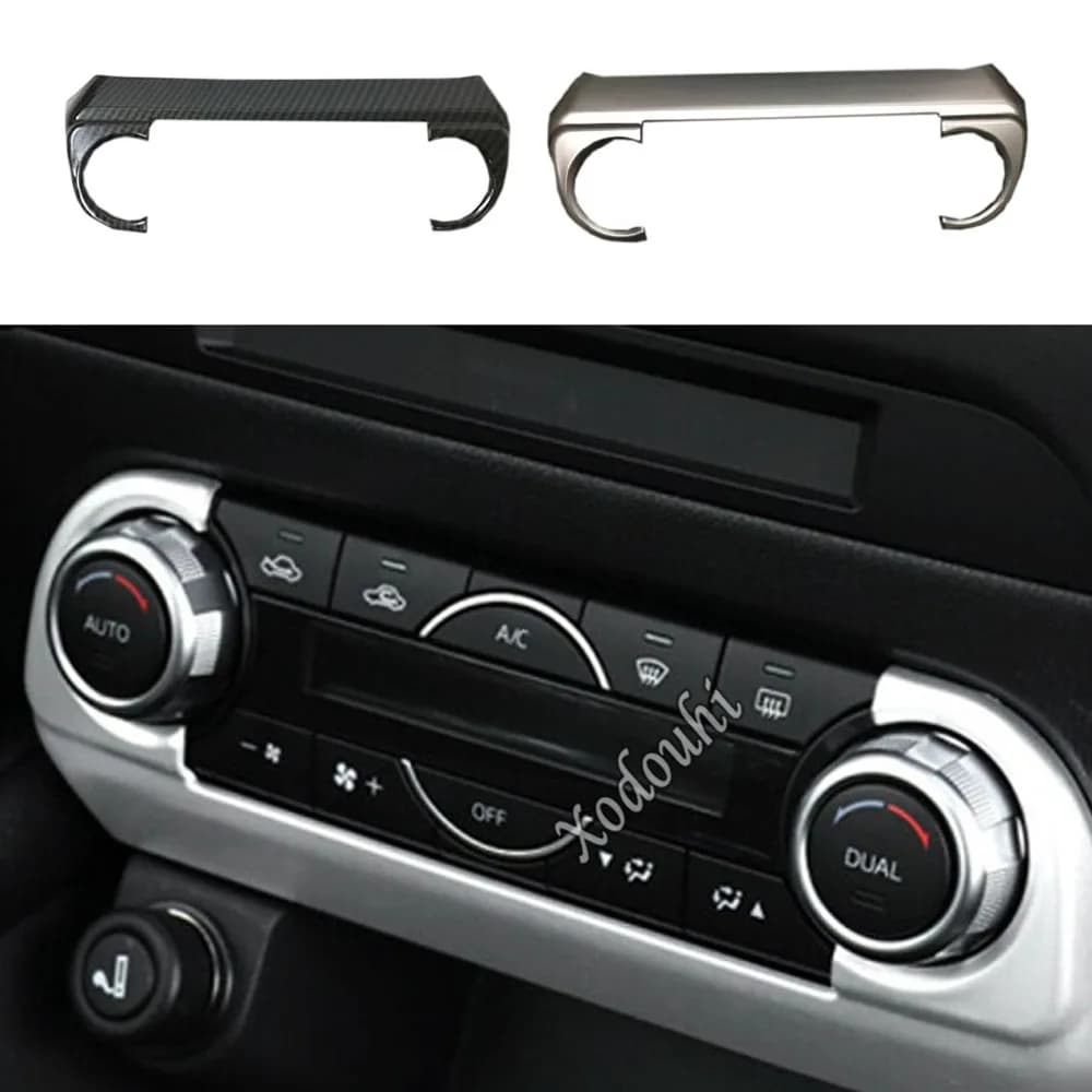 Stick Trim Middle Air Conditioning Switch Temperature Button Outlet Vent Panel For Mazda CX-5 CX5 2017 2018 2019 2020 2021 2022